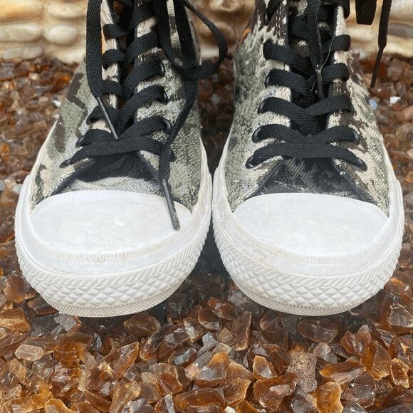 Converse Chuck Taylor II All Star Hi-Top Sneakers Women's 9/Men's 7 Camo Sun - Picture 7 of 13